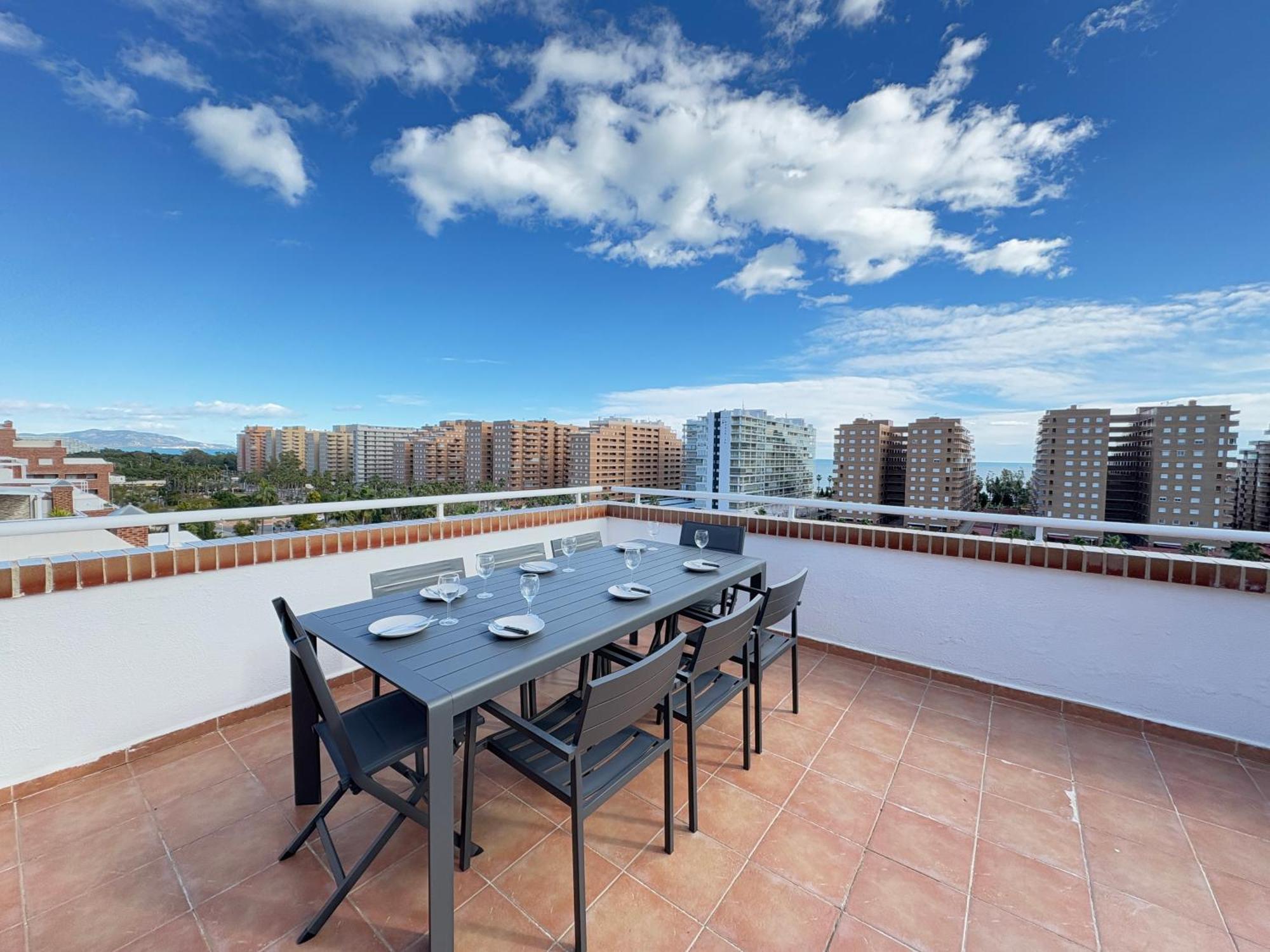 Apartament Acv- Costa Marfil Ii-2ª Linea Planta 6 Frontal Oropesa del Mar Zewnętrze zdjęcie